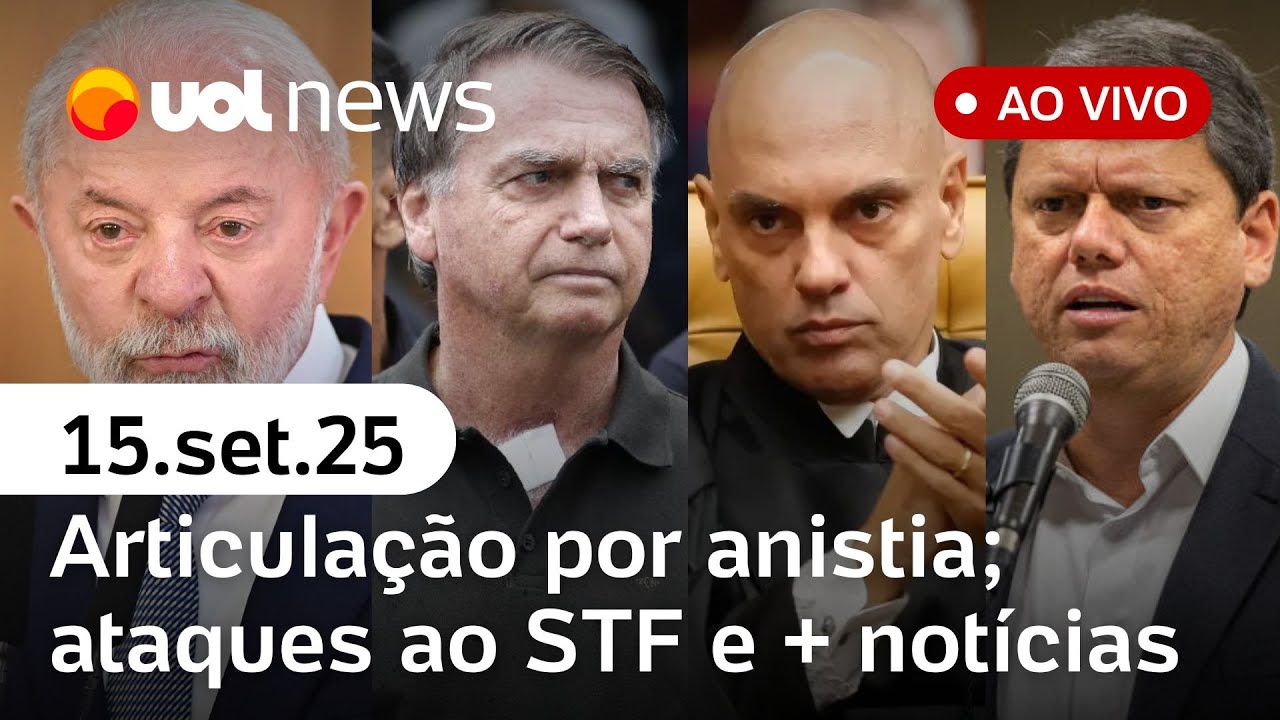 Governo Lula teme ofensiva de Trump após Bolsonaro condenado; Moraes solta fugitiva do 8/1 + ao vivo