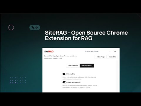 SiteRAG - Open Source Chrome Extension for RAG