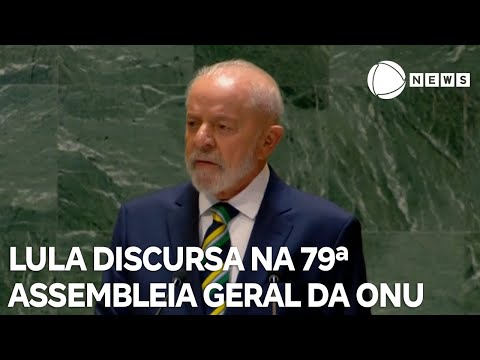 Lula discursa na 79ª Assembleia Geral da ONU