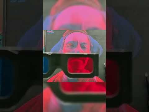 റെഡ് എനിക്ക് അല്ലെർജിയാണെ |Insane art by an artist |shape changing image in red and blue light
