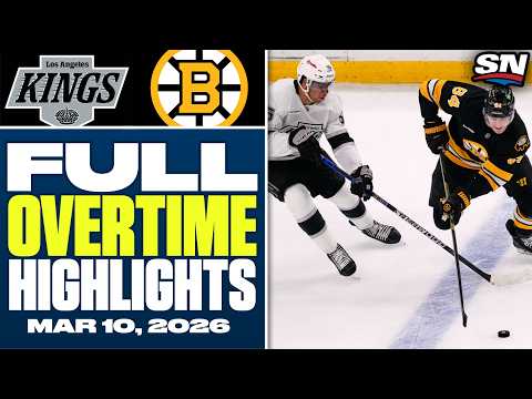 Los Angeles Kings at Boston Bruins | FULL Overtime Highlights - March 10, 2026
