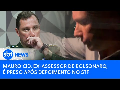 Mauro Cid, ex-assessor de Bolsonaro, é preso após depoimento no STF