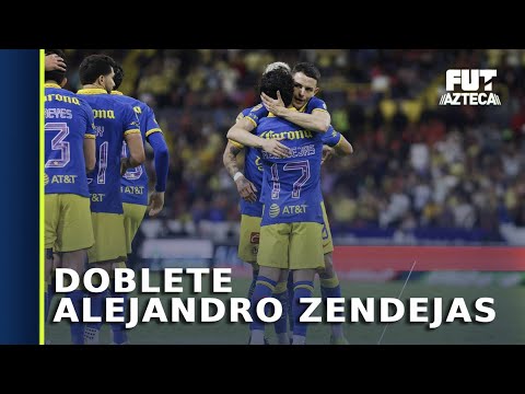 ¡DOBLETE de Alejandro Zendejas! | Atlas 1-4 América | Jornada 10 Liga BBVA MX Clausura 2024