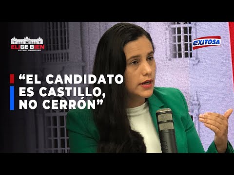 ??Verónika Mendoza: No sé por qué tanta obsesión con Vladimir Cerrón, el candidato es Pedro Castillo