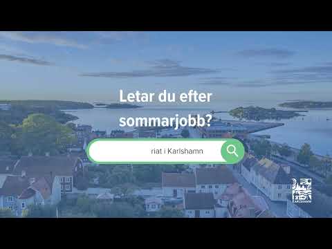 Letar du efter sommarjobb i Karlshamn?