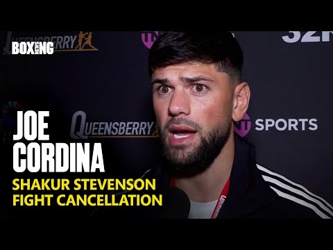 Joe Cordina Vents Frustrations Over Shakur Stevenson Pull Out