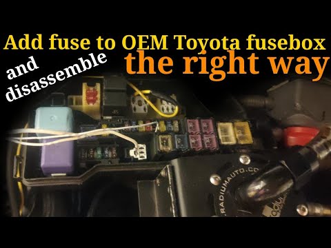 Add new fuses to IS300 fusebox (and/or disassemble!)