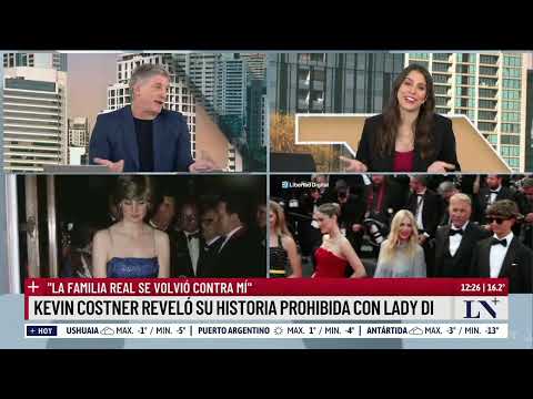 Kevin Costner reveló su historia prohibida con Lady Di