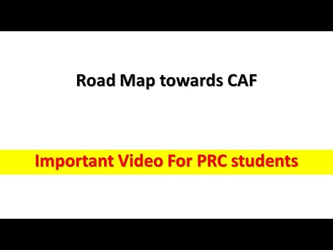 Important Video For PRC students || Road Map for PRC students