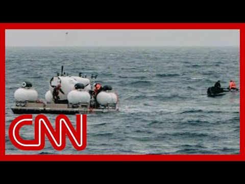 See last images of submersible crew before descent to Titanic wreckage