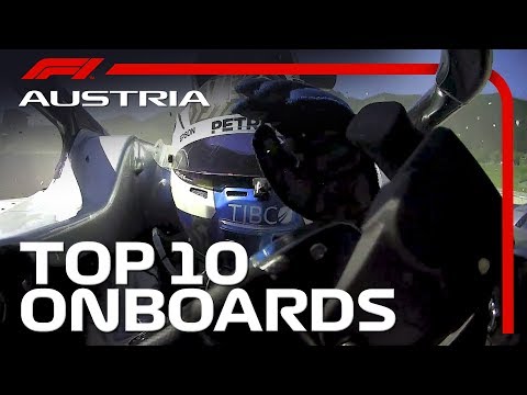 Crazy Crashes, Last Lap Lunges And The Top 10 Onboards | 2019 Austrian Grand Prix