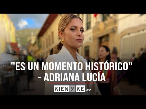 Adriana Lucía habló sobre el nuevo gobierno
