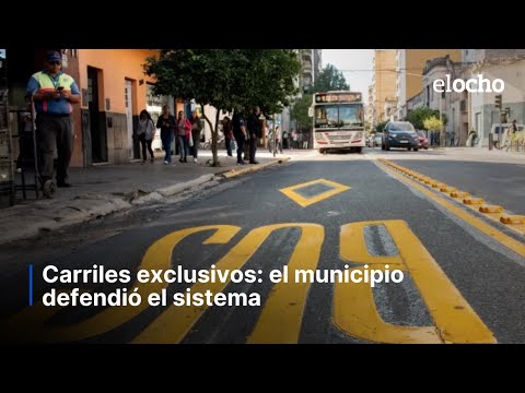 CARRILES EXCLUSIVOS: EL MUNICIPIO DEFENDIÓ EL SISTEMA