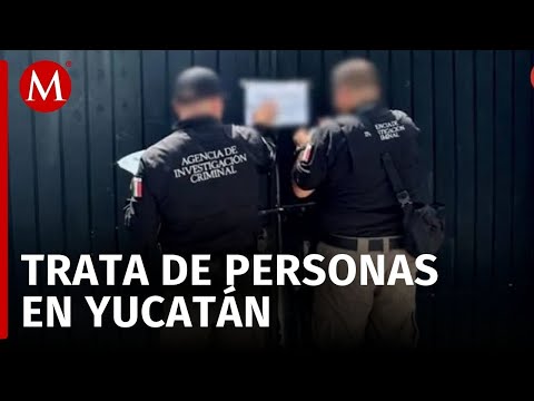 Rescatan a 8 personas víctimas de trata en Mérida, Yucatán