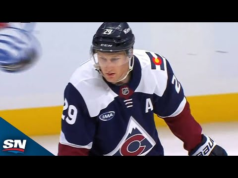 Nathan MacKinnon Turns On Jets To Score Slick Goal And Continue Point Streak