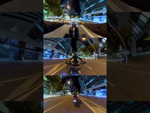 Osmo 360 Cinematic Night Ride — 360° Motorcycle POV | Low Light Demo
