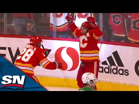 Johnny Gaudreau Buries the Rebound to Win Game 7 and Eliminate Stars in Overtime