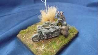 Soviet Motorcycle M-72 with 82-mm Mortar 3651  Zvezda 1:35 New! 