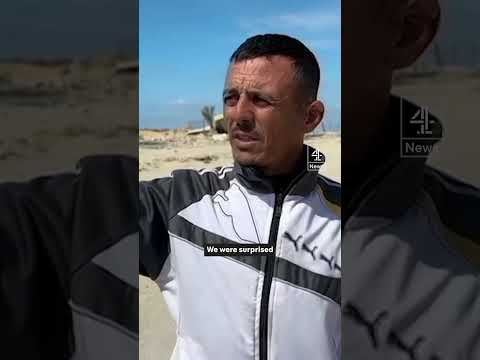 12 drown trying to reach aid in Gaza, Palestinian authorities say