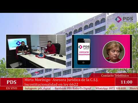 Entrevista- Mirta Morínigo- Asesora Jurídica de la C.S.J.Incostitucionalidad en ley 6622