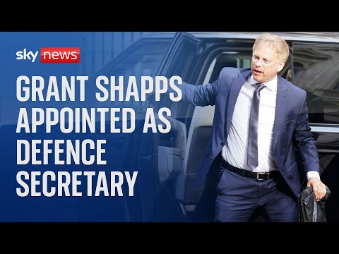 BREAKING: Grant Shapps appointed as new defence secretary