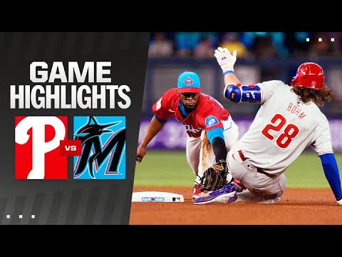 Phillies vs. Marlins Game Highlights (5/11/24) | MLB Highlights