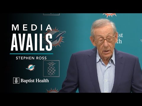 Stephen Ross meets with the media | Miami Dolphins video clip