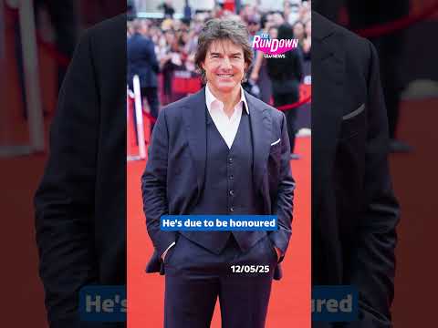 Tom Cruise spotted on top of BFI IMAX cinema in London #news #tomcruise #itvnews