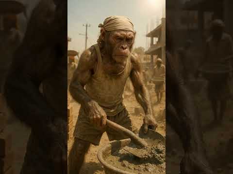 #bandar ki kahani #bandar ki mehnat #ai animated videos #subscribe #viral