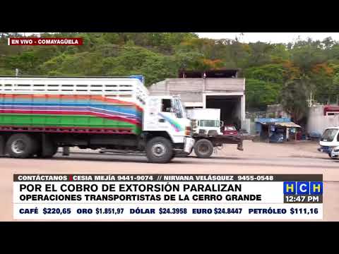 Por amenazas paralizan unidades de la ruta Cerro Grande-Unah-La Sosa