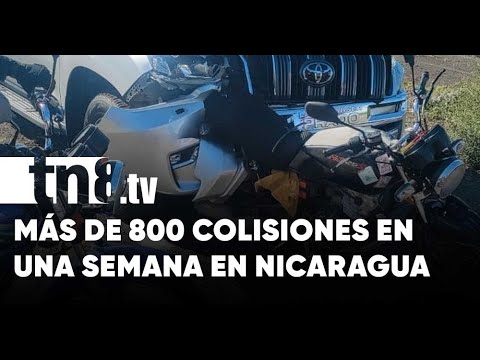 29 lesionados y 19 fallecidos es el saldo de fatalidades viales en Nicaragua