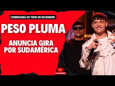 Peso Pluma llegará con su gira a Suramérica