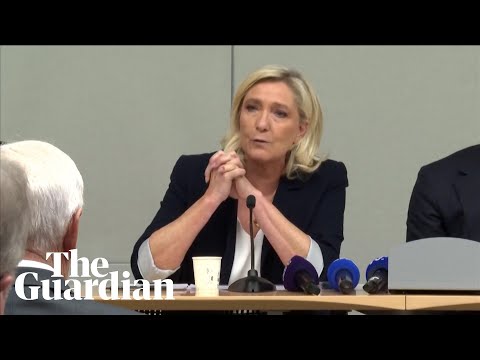 Marine Le Pen calls embezzlement conviction a 'nuclear bomb'