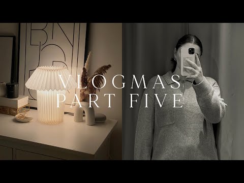 VLOGMAS PART FIVE | A Slow Day At Home & Grocery Shopping