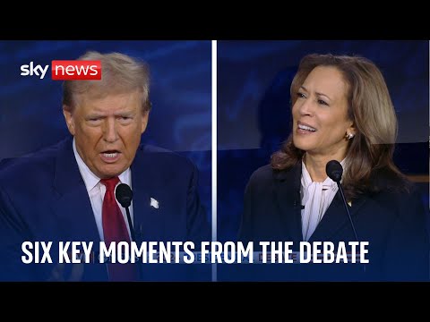 Trump v Harris: US presidential debate in three minutes