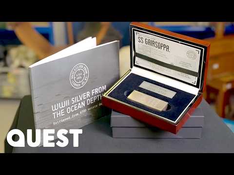 World War II Shipwreck Silver Ingot Sparks Huge Auction Bidding War | The Derbyshire Auction House