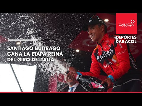 Santiago Buitrago ganó la etapa reina del Giro de Italia