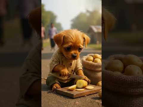 He Poor Puppy Had No Samosa... His Rich Friends Laughed at Him 😢💔 | #Mr.Tubycat
