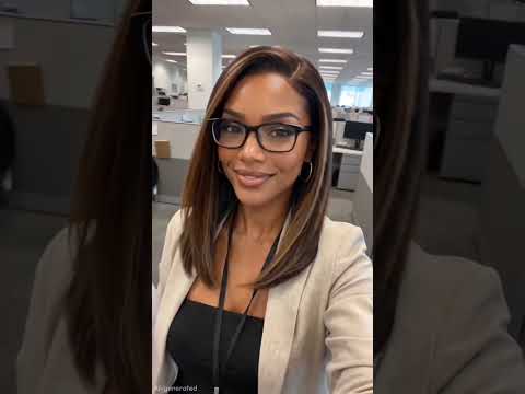 UNice 7x5 Bye-Bye Slip™ Lace Black with Caramel Highlights Side Part Yaki Straight Bob Wig