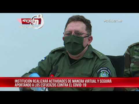 Ejército de Nicaragua anuncia jornada conmemorativa y acciones contra el Covid-19