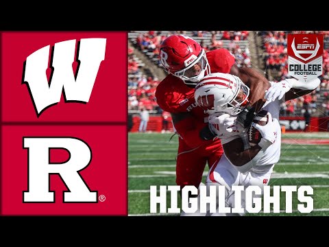 Wisconsin Badgers Vs. Rutgers Scarlet Knights | Full Game Highlights ...