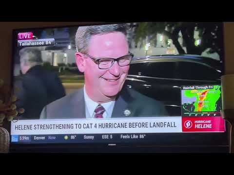 NUTJOB TRUMP LOON  CRASHES SERIOUS Tallahassee HURRICANE UPDATE