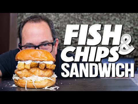 THE ULTIMATE FISH AND CHIPS SANDWICH! | SAM THE COOKING GUY