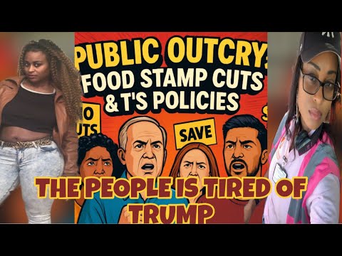 Public Outcry: Disgruntled Citizens React to Food Stamp Cuts & Trump’s Policies #pinkiedabney