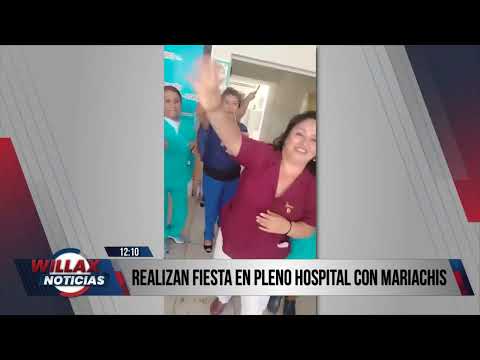 Willax Noticias Edición Mediodía - ABR 18 - REALIZAN FIESTA EN PLENO HOSPITAL CON MARIACHIS | Willax