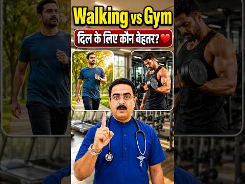 Heart के लिए Walking या Gym? कौन है बेहतर? #ytshorts