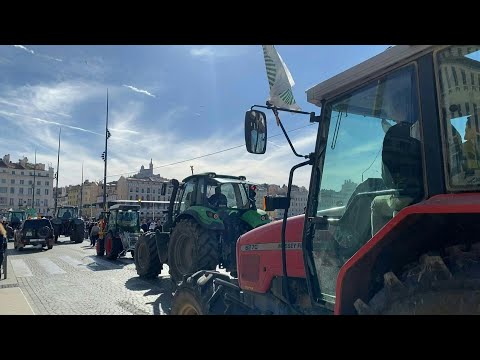 Marseille: des agriculteurs manifestent avant de nouvelles annonces du gouvernement | AFP