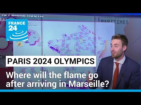 Paris 2024 Olympic Games: Where will the flame go after arriving in Marseille? • FRANCE 24 English