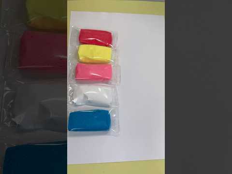 Mixing coloring plasticine 🩷💜💛💚❤️ Satisfying