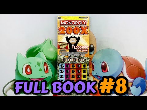 FULL BOOK of Monopoly 200X from the Texas Lottery! | $500 in Lottery Tickets